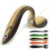 5pcs Artificial Fishing Lures; Soft Silicone Fishing Baits For Bass Trout Freshwater Saltwater