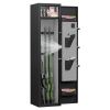 3-4 Gun Safe for Rifles and Pistols,Quick Access Password Gun Safe,High Security Metal Rifle Safe Locker with Removable Shelf and 2 Adjustable Gun Slo