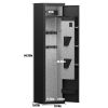 3-4 Gun Safe for Rifles and Pistols,Quick Access Password Gun Safe,High Security Metal Rifle Safe Locker with Removable Shelf and 2 Adjustable Gun Slo