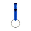 1pc Aluminum Whistle With Keychain; Sturdy Lightweight Whistle; For Signal Alarm; Outdoor Camping; Hiking Accessories