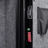 3-5 Gun Safes for Home Rifle and Pistols, Quick Access Safes for Shotguns, cabinets with Adjustable Rack, Pockets and Removable Shelf,External Battery